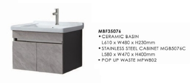 Bathroom Basin Vanity Cabinet : MBF35076  
