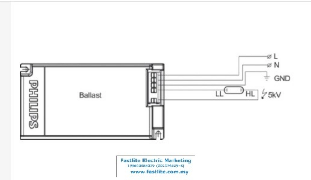 Philips HID-CV 150/s CDM 220-240 Electronic Ballast