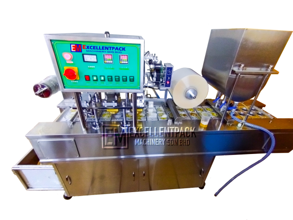 Cup Filling & Sealing Machine FILLING / CAPPING MACHINE Melaka, Malaysia Supplier, Suppliers, Supply, Supplies | EXCELLENTPACK MACHINERY SDN BHD