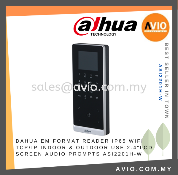 Dahua IP65 Outdoor Wifi WI-FI Door Access Fingerprint MF Mifare Password Keypad Reader Terminal 2.4LCD Screen ASI2201H-W DOOR ACCESS CONTROL DAHUA Johor Bahru (JB), Kempas, Johor Jaya Supplier, Suppliers, Supply, Supplies | Avio Digital