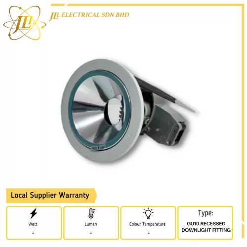 JLUX 80803 GU10 RECESSED DOWNLIGHT FITTING ONLY