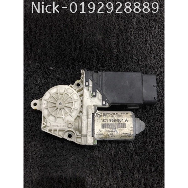 VOLKSWAGEN BEETLE POWER WINDOW MOTOR FRONT RIGHT SIDE ( FRH ) -MOTOR-1C1959801A -ECU-F005S00057