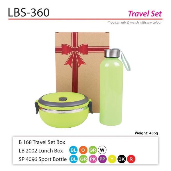 LBS 360 Travel Set Travel Set Malaysia, Melaka, Selangor, Kuala Lumpur (KL), Johor Bahru (JB), Singapore Supplier, Manufacturer, Wholesaler, Supply | ALLAN D'LIOUS MARKETING (MALAYSIA) SDN. BHD. 