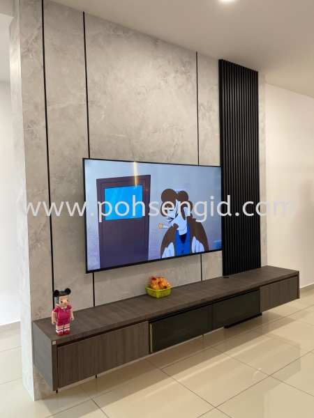  Living Room Seremban, Negeri Sembilan (NS), Malaysia Renovation, Service, Interior Design, Supplier, Supply | Poh Seng Furniture & Interior Design