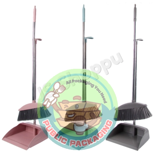 Floor Soft Hair Broom Dustpan Set / Outdoor Broom Set / Dustpan Sweeping Tools / Penyapu & Penyodok Set