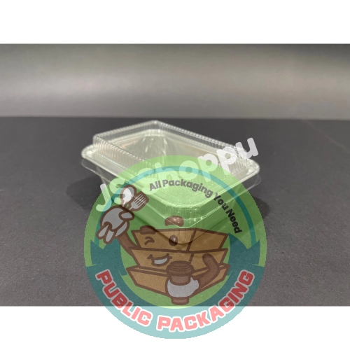 4618-P Aluminium Foil Tray with Clear Lid (10 sets 卤) / Rectangle / Rectangular / Foil Tray 4618 - P