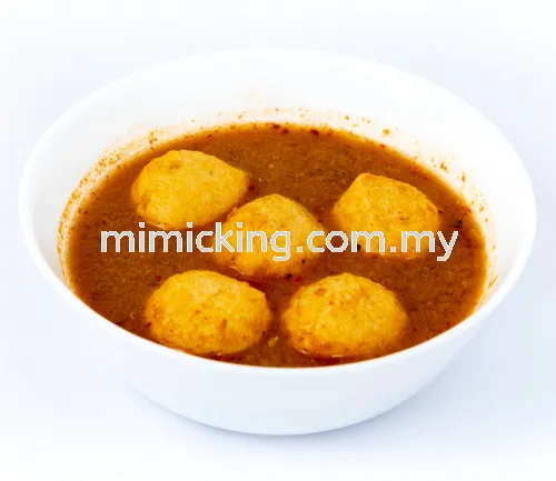 Laksa Soup Fish Ball 