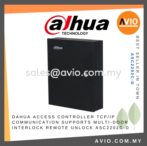 Dahua Door Access Controller TCP/IP Wiegand Communication Multi Door Interlock Anti Pass Back Remote Unlock ASC2202C-D DOOR ACCESS CONTROL DAHUA Johor Bahru (JB), Kempas, Johor Jaya Supplier, Suppliers, Supply, Supplies | Avio Digital