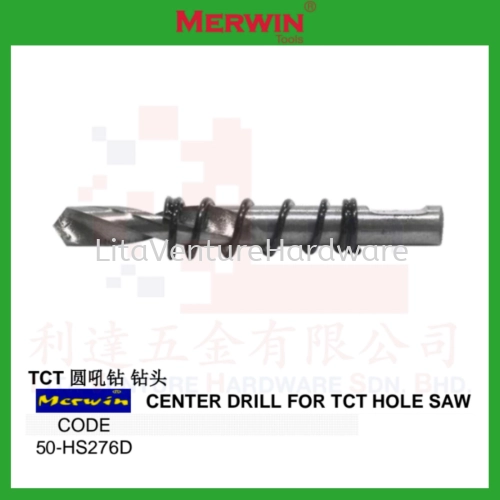 MERWIN BRAND CENTER DRILL FOR TCT HOLE SAW 50HS276D