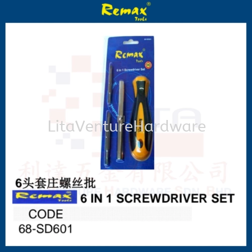 REMAX BRAND 6 IN 1 SCREWDRIVER SET 68SD601