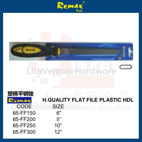 REMAX BRAND HIGH QUALITY FLAT FILE PLASTIC HDL 65FF150 65FF200 65FF250 65FF300
