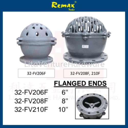 REMAX BRAND FLANGED ENDS 32FV206F 32FV208F 32FV210F