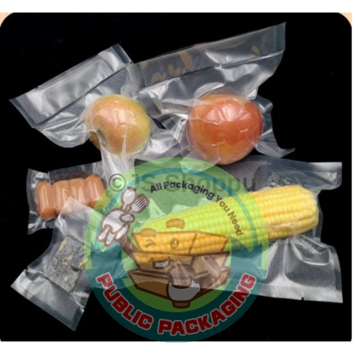 Food Grade Vacuum Bag in Roll (One Side Embossed) / 纹路真空包装袋/ 真空包装袋/ 真空袋 / 细圆点卷膜螺网纹/ 抽气封口压缩保鲜