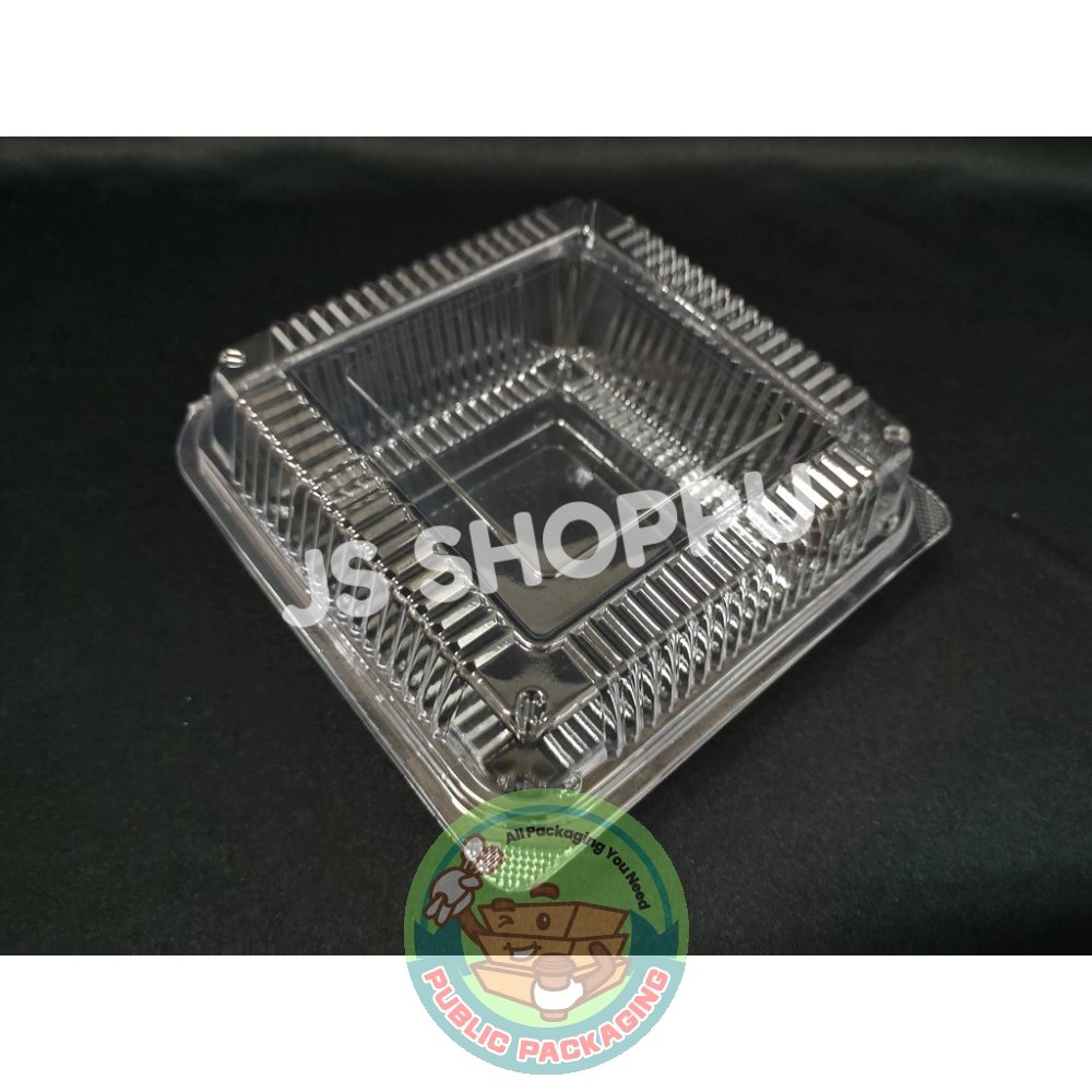 Kuih Container L400 / Disposable Plastic Clear Bakery Container (50pcs卤) / 6