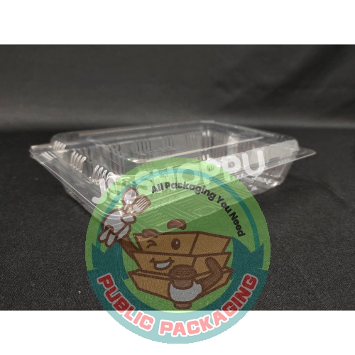 Kuih Container OP-6H / Disposable Plastic Clear Bakery Container (100pcs卤) / OP6H / OP-6H