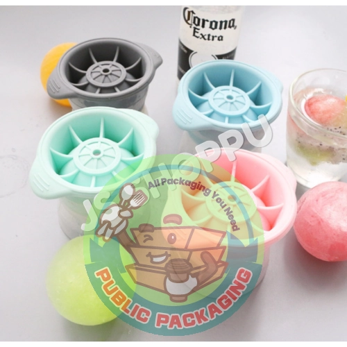 Silicone Ice Ball Mold / Silicone Spherical Ice Cube Mould / Whiskey Ice Ball Maker / Round Ice Box Quick Freezer