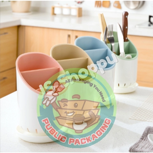 Kitchen Tableware Drain Storage Rack Chopstick Holder 厨房餐具沥水收纳架筷子筒