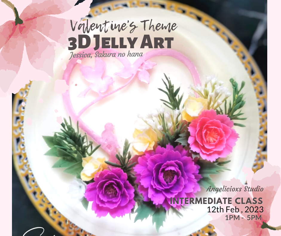 3D Jelly Cake. Step 3: Inject flower - YouTube