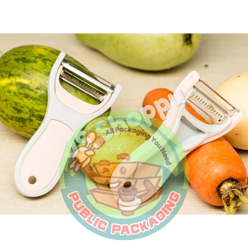 2-in-1 Kitchen Multi-function Potato Fruit Peeler Knife Stainless Steel 削皮刨丝二合一削皮刀