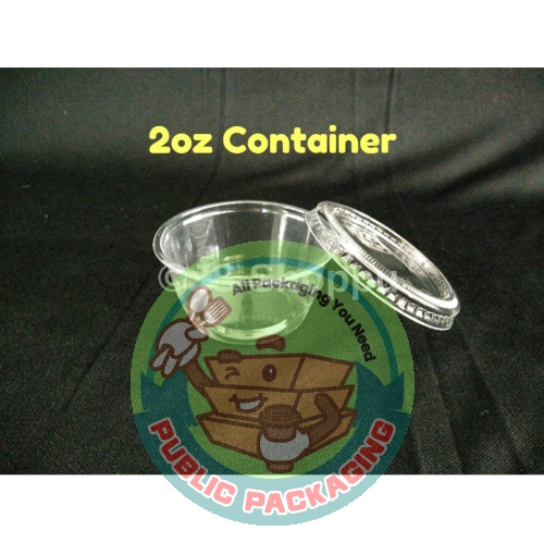 EC 2oz Round Container (100pcs卤) E622C / Disposable Plastic Food Container