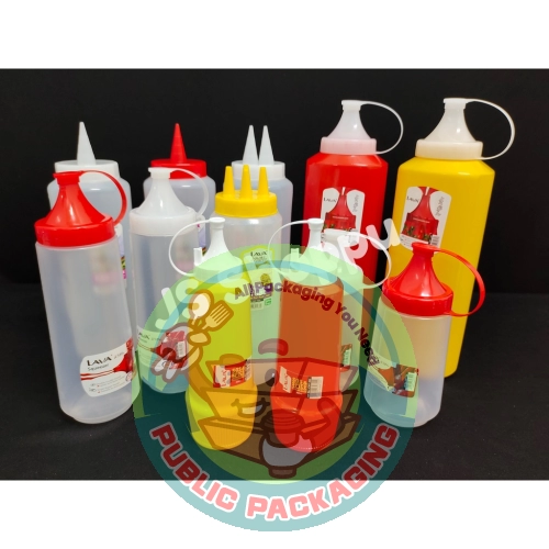 Lava Sos Botol 1000ml / 700ml / Chili Sauce Bottle / Sos & Spice Squeezer (1 pc)