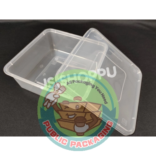 SQ5 Square Plastic Disposable Food Container (30pcs卤)