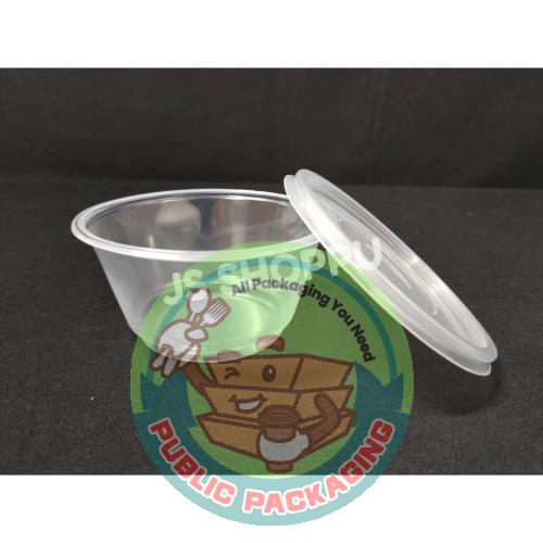 EC 12oz PP Round Container (50pcs卤) 12oz ( 350ml ) - Disposable Plastic Food Box - EC C12