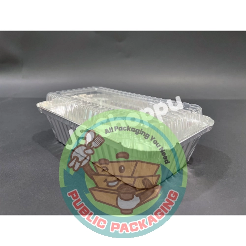 4423-P Aluminium Foil Tray with Clear Lid (5 sets 卤) Rectangle / Rectangular My Chef Foil Tray 4423 - P