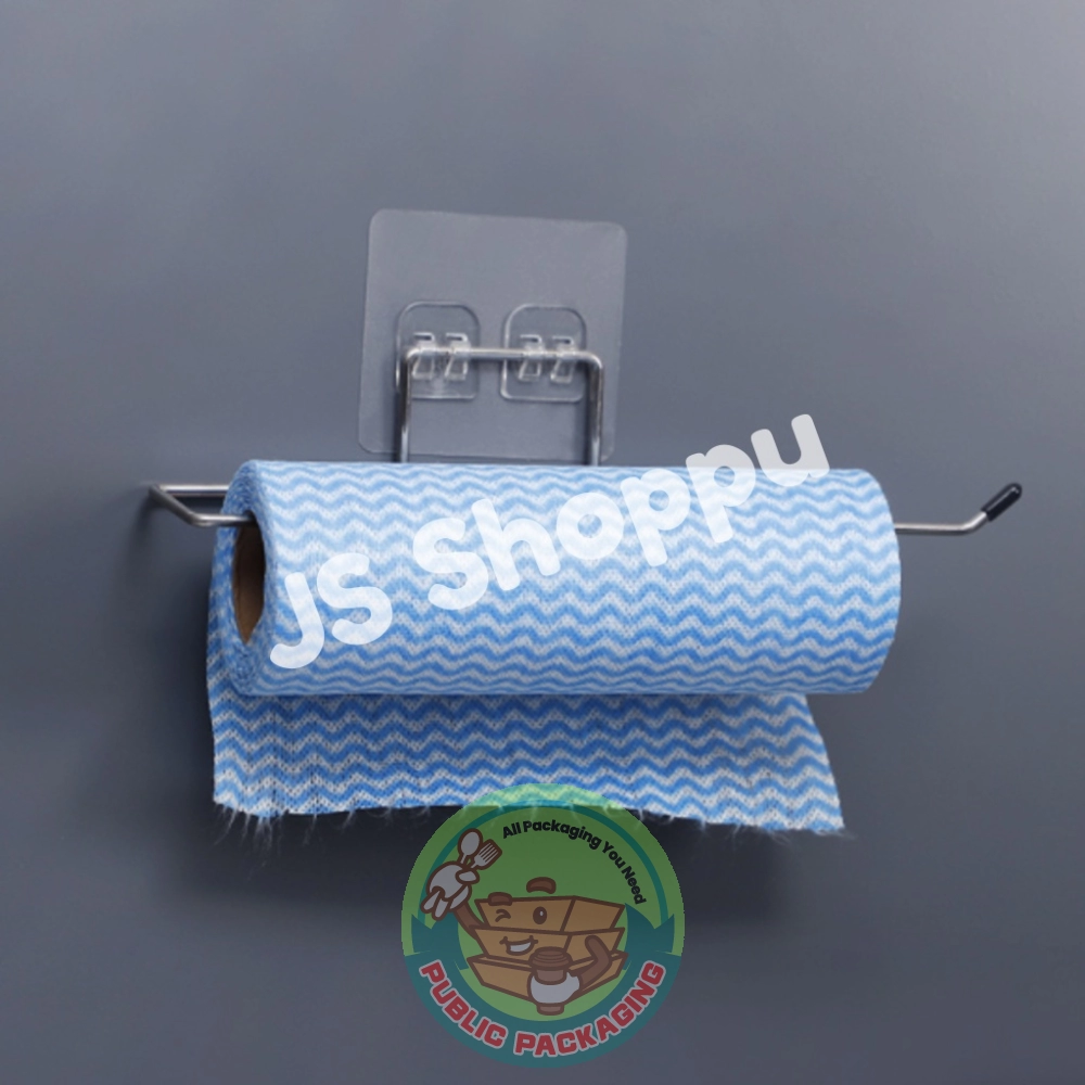 1pc Stainless Steel Tissue Roll Holder, Kitchen Paper Towel Holder
