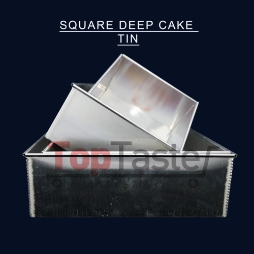 SQUARE DEEP CAKE TIN