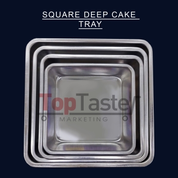 SQUARE DEEP CAKE TRAY