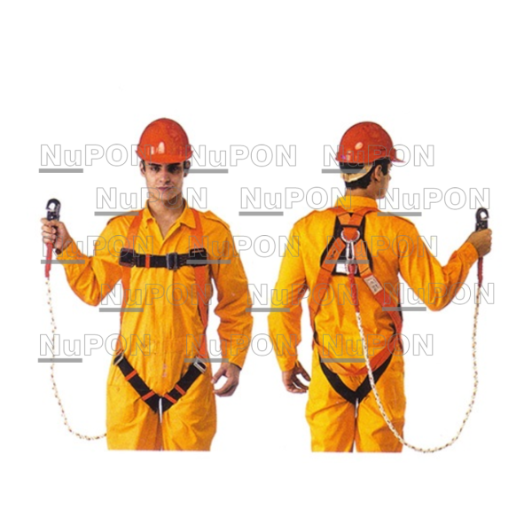 Full Body Harness Built-in with Lanyard & Snap Hook Fall Protection Personal Protective Equipments ( PPE'S) Philippines, Asia Pacific Supplier, Supply, Supplies, Specialist | NuPon Technology