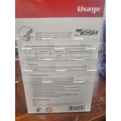 NIOSH Certified N95 Mask Harley L 288