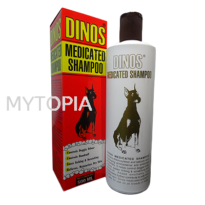 DINOS MEDICATED SHAMPOO 500ML SHAMPOO GROOMING Perak, Malaysia, Selangor, Kuala Lumpur (KL), Ipoh, Batu Gajah Supplier, Suppliers, Supply, Supplies | MYTOPIA PETCARE SDN. BHD.