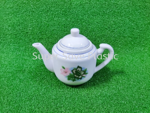 6308 3 TEA POT FLOWER