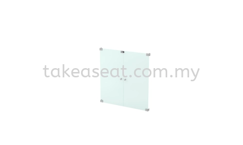 SWINGING GLASS DOOR WITH GLASS LOCK