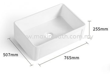 IT-285R Apron Sink / Farmhouse Sink Kitchen Sink Kitchen Collection Puchong, Selangor, Kuala Lumpur (KL), Malaysia Supplier, Suppliers, Supplies, Supply | Maxim Bath & Kitchen Gallery Sdn Bhd