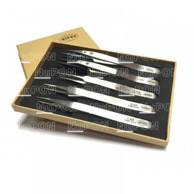 Sipel Tweezers Kit - Stainless Steel & Quick Change