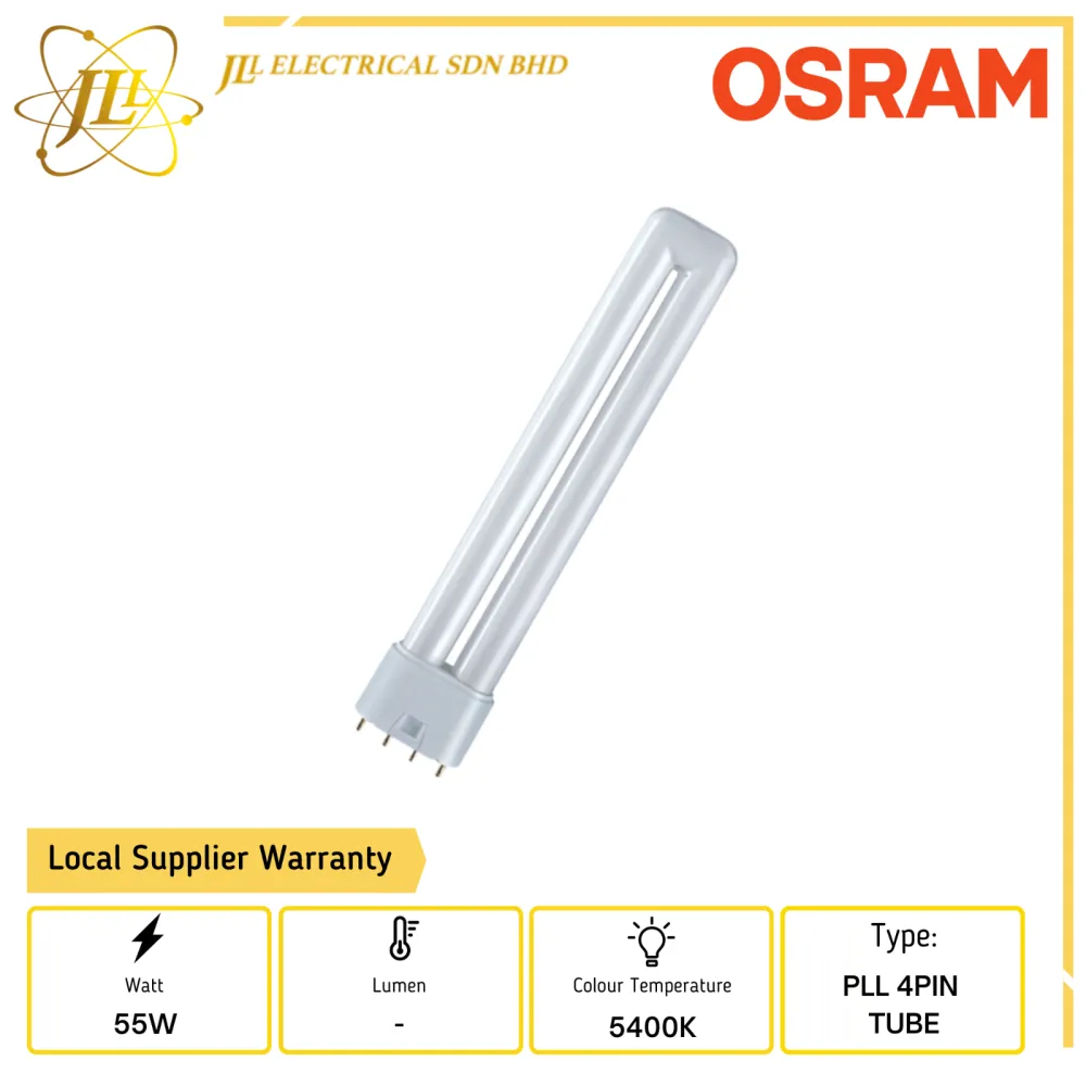 OSRAM DULUX L55W/954 2G11 PLL 4 PIN TUBE Kuala Lumpur (KL