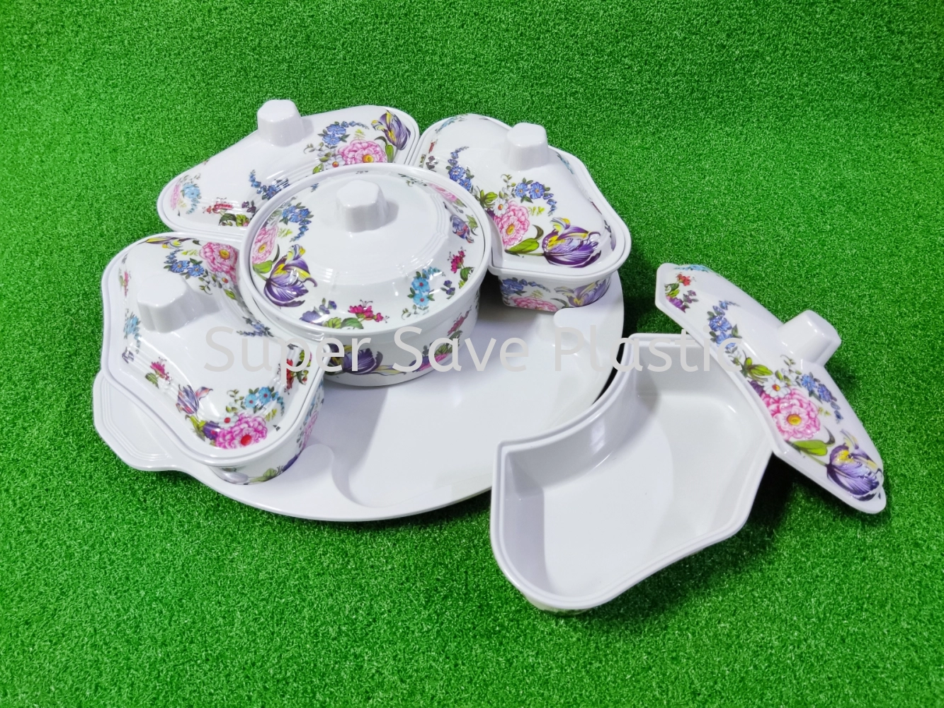 2269-6DL 14" 11PCS PARTY SERVING SET(DL)