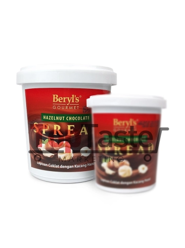  BERYL'S HAZELNUT CHOC SPREAD 1 CTN (1KG X 12 PAILS)