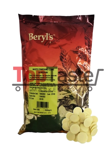 BERYL'S / WHITE COIN 1 CTN (500G X 30PKTS) 