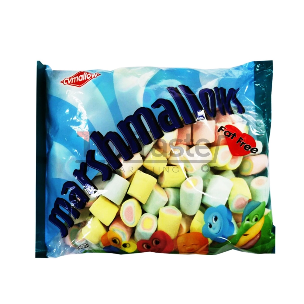 MARSHMALLOWS  (ASSORTED  FLAVOUR &  COLOUR) 1KG X 5BAGS