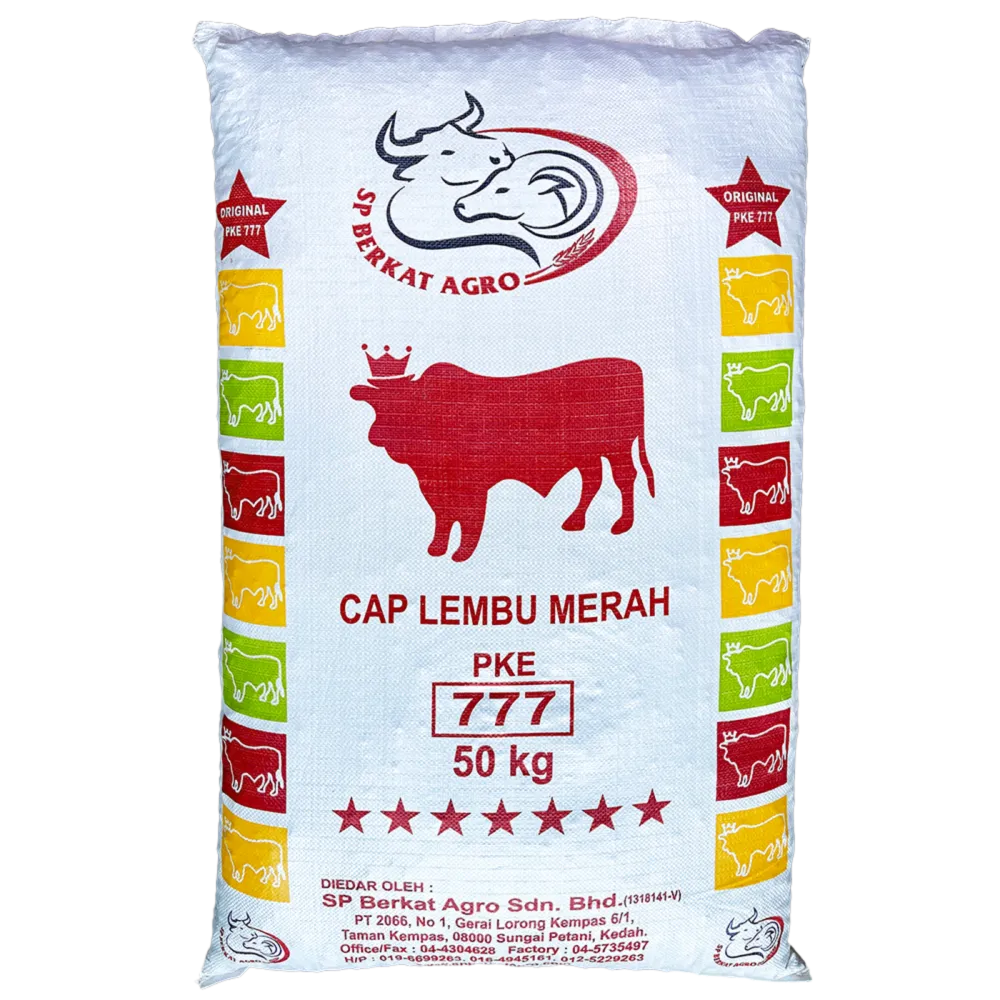 PKE777 Makanan Lembu Cap Merah / Dedak Lembu (50KG)