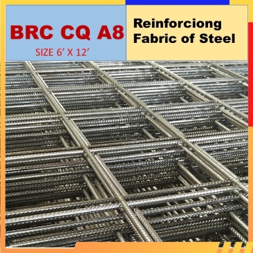 Reinforcing Fabric of Steel (BRC)CQ A8 BRC 6' X 12'