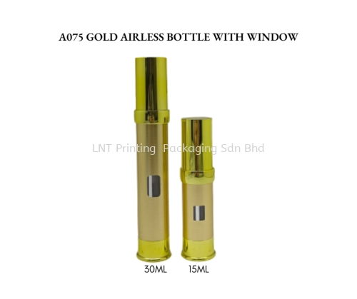 A075 WINDOW GOLD AIRLESS BOTTLE