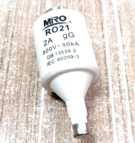 MIRO R021 E27 2A BOTTLE FUSE 50KA 500V