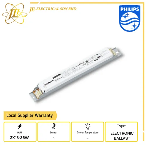 PHILIPS HF-P 218-236 TL-D/PLL III 220-240V  ELECTRONIC BALLAST DRIVER 913713031666