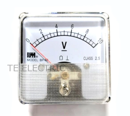 BIGM BP 60 10V DC VOLTMETER 60MM X 60MM