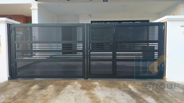 FULL ALLUMINUAM SWING GATE E SERIAL LDK ALUMINUM GATE Johor Bahru (JB), Malaysia, Kulai Supplier, Manufacturer, Supply, Supplies | LDK Stainless Steel Sdn Bhd